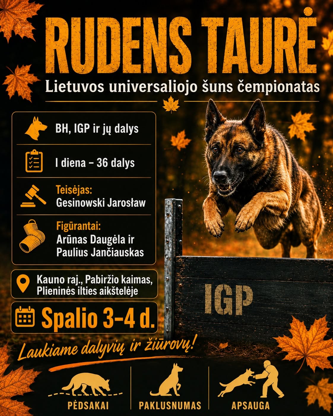 Lietuvos Universaliojo šuns čempionatas "Rudens Taurė"