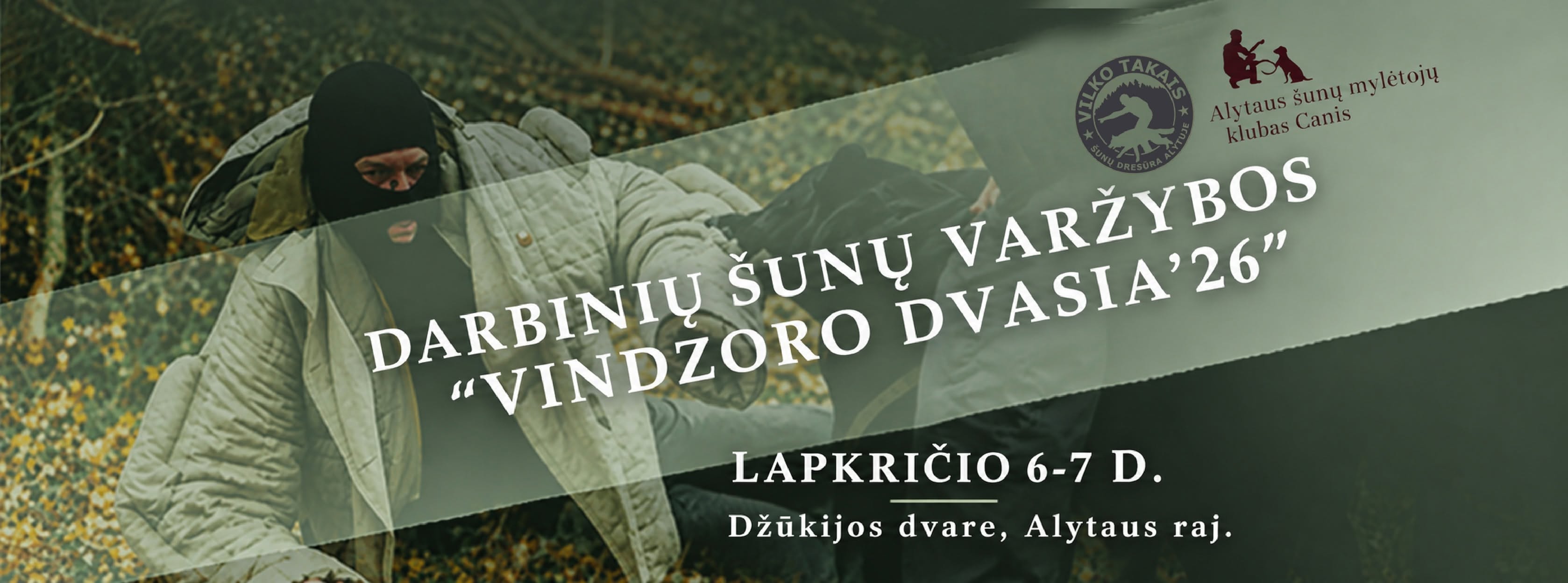 Darbinių šunų varžybos „Vindzoro dvasia'26“