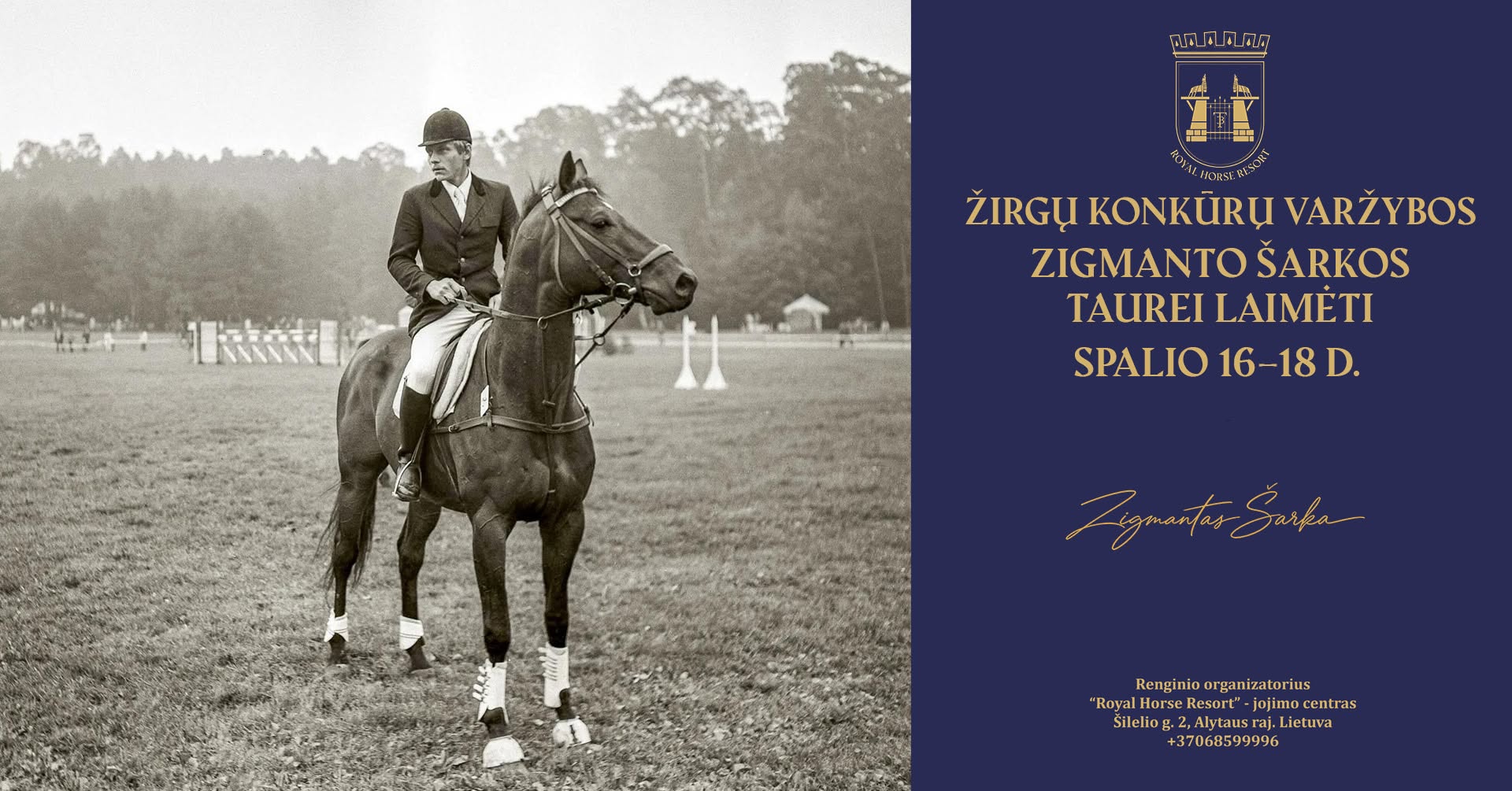 Žirgų Konkūrų Varžybos Zigmanto Šarkos Taurei Laimėti